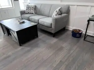 Wooden flooring living room