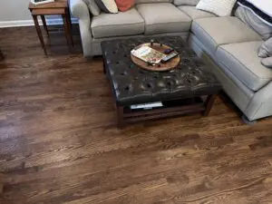 Wood panneled floor