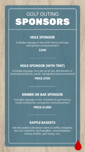 Golf Outing Sponsors